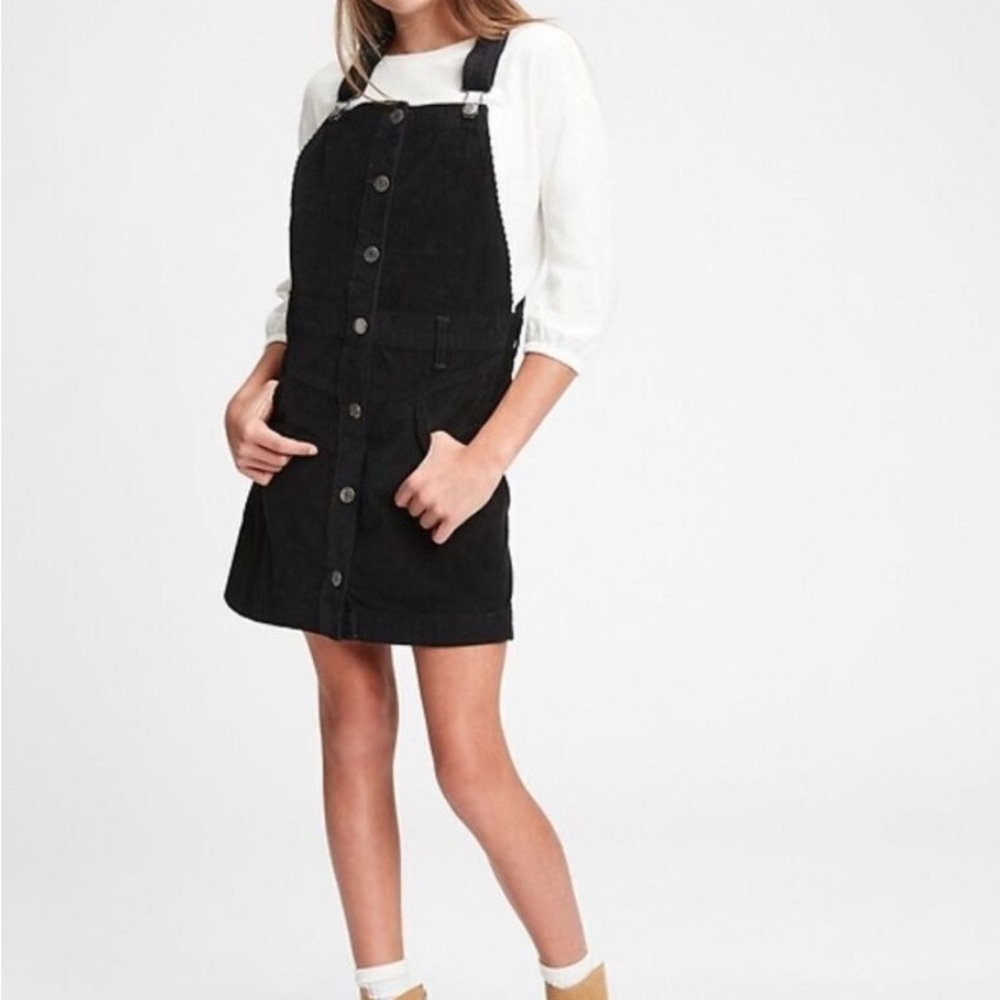 GAP Black Corduroy Kids Dress